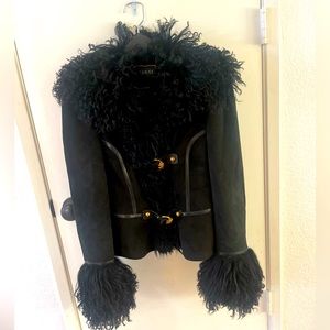 Gucci size 38 Swede leather jacket